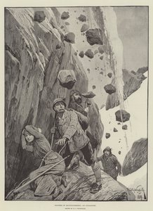 Perigos do montanhismo, uma avalanche